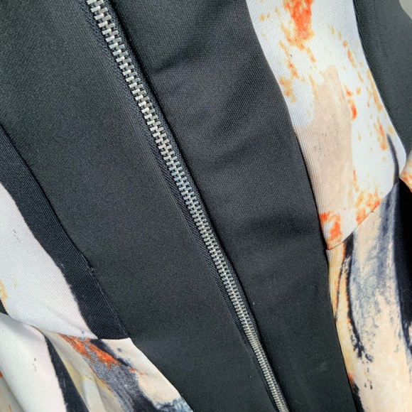 Sleeveless V Neck Dress with Zipper & pockets - Picture 5 of 6